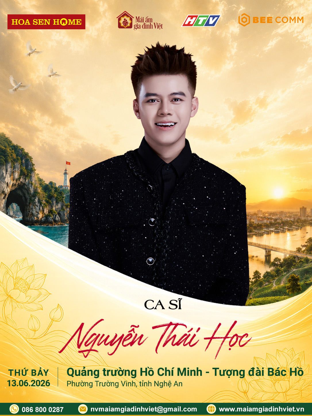 Ca sĩ Nguyễn Thái Học trở lại “Mái ấm gia đình Việt” lần thứ hai với mong muốn tiếp thêm động lực cho các hoàn cảnh kém may mắn
