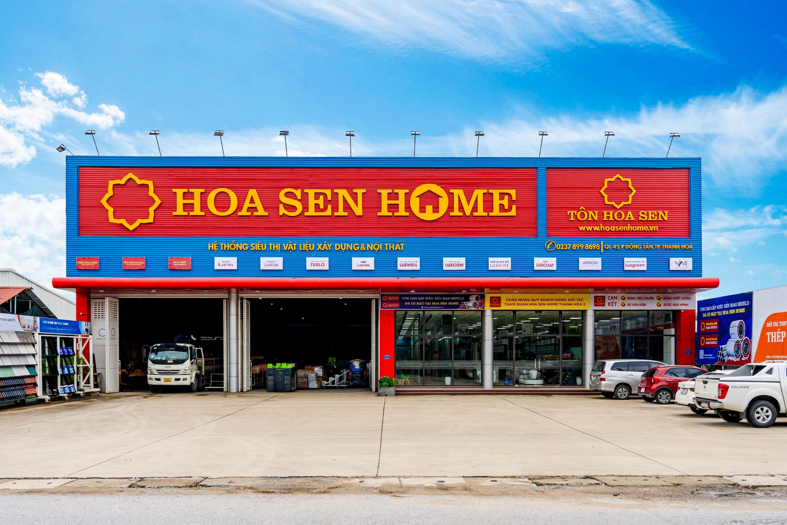Siêu thị Vật liệu Xây dựng và Nội thất Hoa Sen Home - Ảnh: Hoa Sen Group
