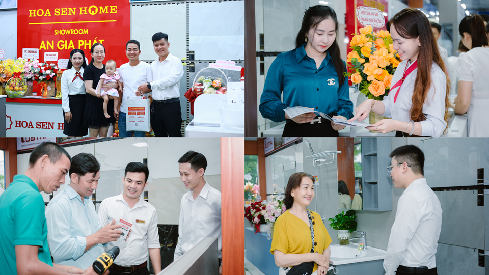 Hoa Sen Home chú trọng trang bị kiến thức sản phẩm và kỹ năng bán hàng, hỗ trợ đối tác nâng cao hiệu quả kinh doanh