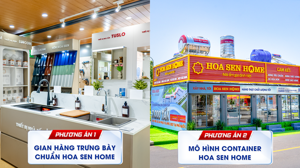 Hai mô hình Đại lý Tiêu chuẩn được thiết kế linh hoạt theo nhu cầu và điều kiện mặt bằng của đối tác